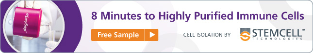 Request a Sample: 8 minutes to highly purified immune cells with EasySep™.